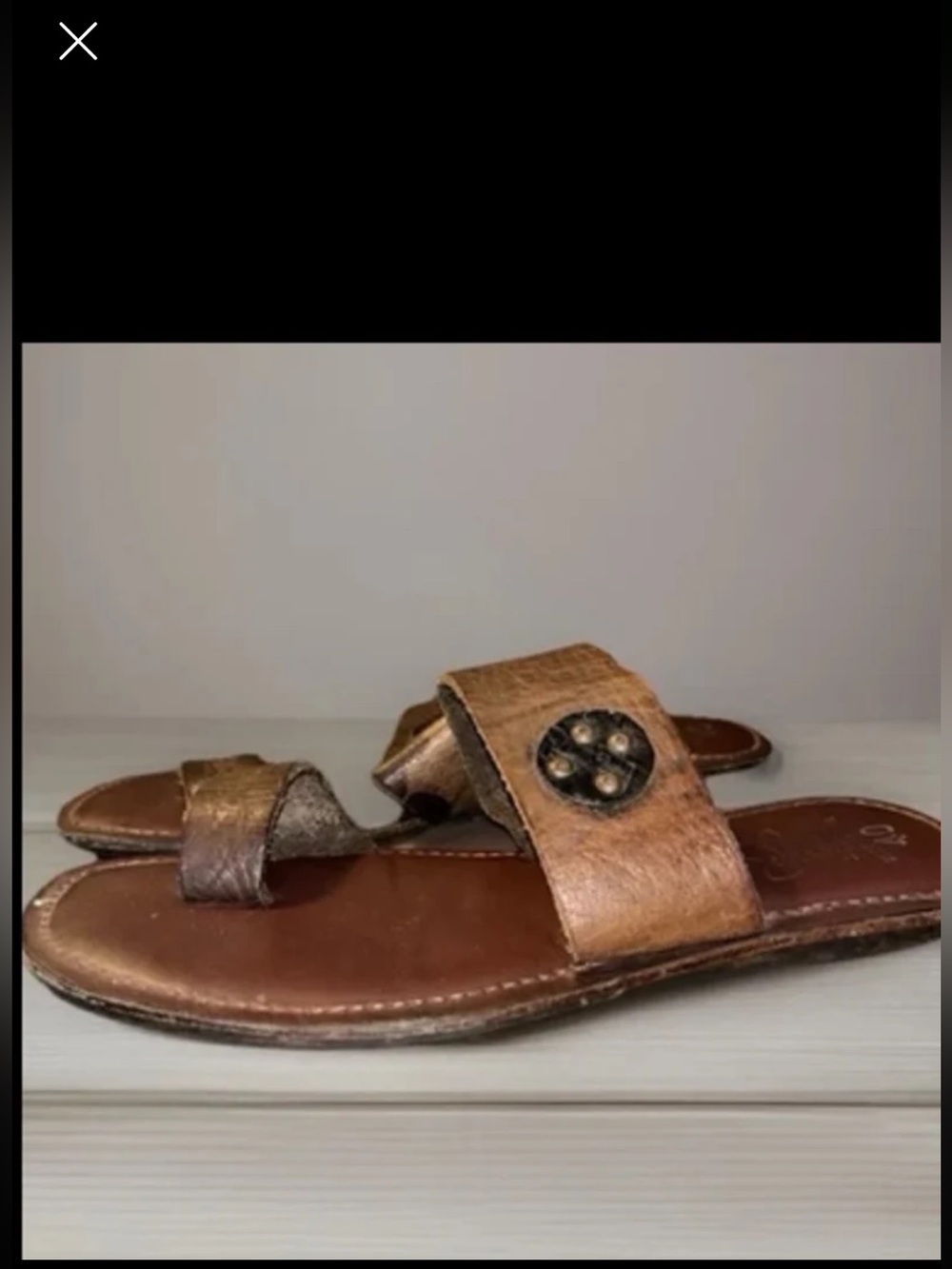 Ghanaian brand Heel The World (HTW) Handcrafted leather Sandals, Men’s size 7.5
